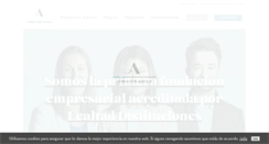 Desktop Screenshot of fundacionadecco.org